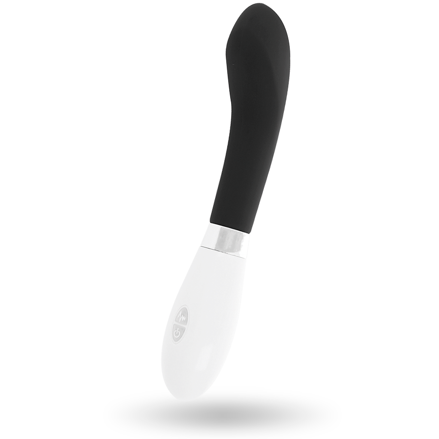Glossy John Vibrator Black - Vibrador de Diseño Discreto