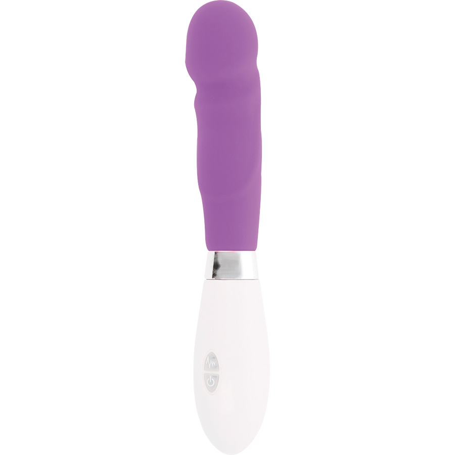 Glossy Paul Vibrator Purple - Vibrador de Diseño Discreto