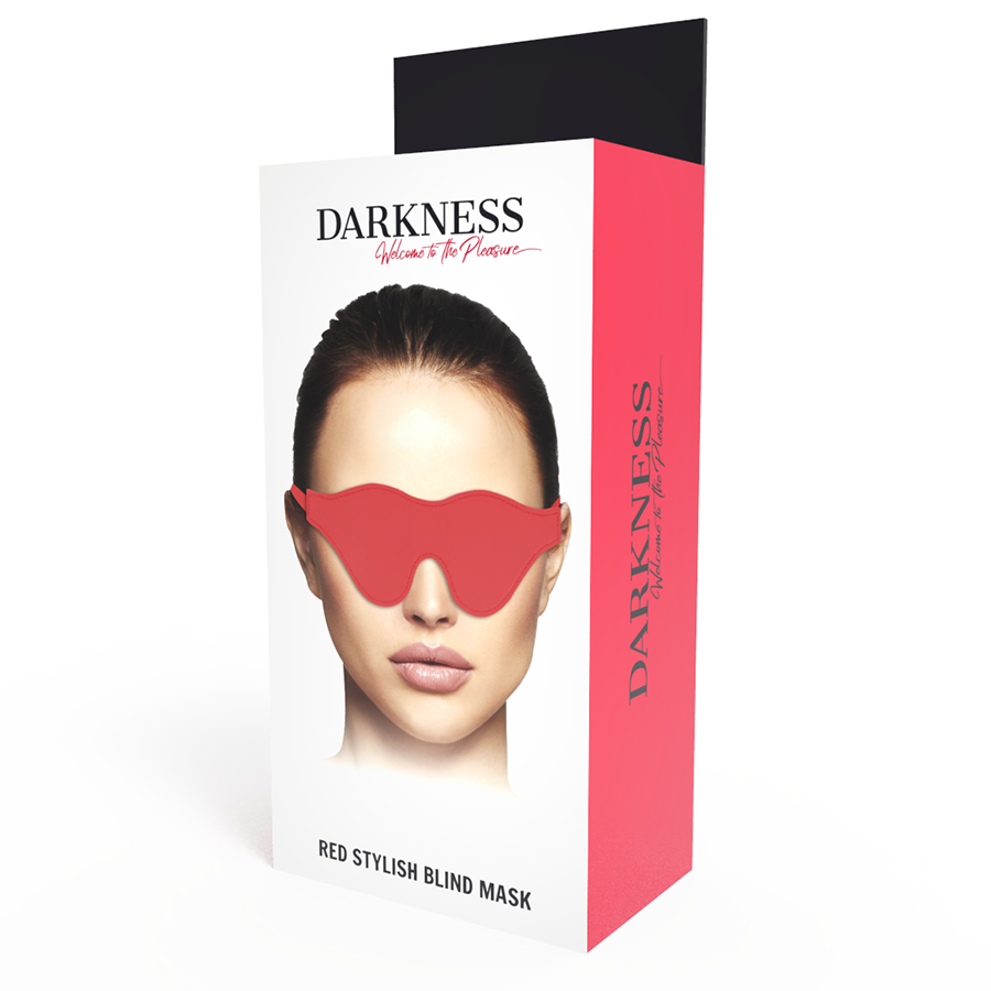 Darkness Red Mask - Antifaz de PVC para Experiencias Íntimas