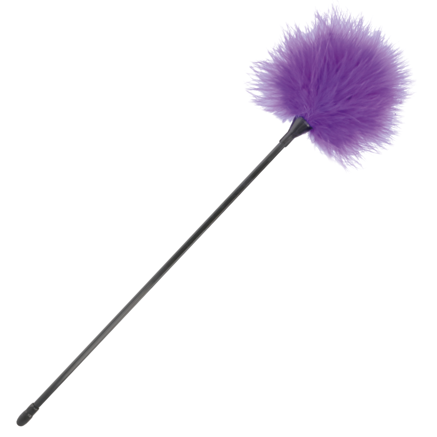 Darkness Lilac Stimulating Pen - Pluma Estimulante BDSM 42cm