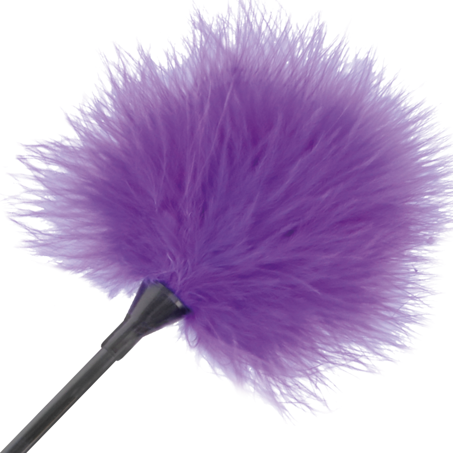 Darkness Lilac Stimulating Pen - Pluma Estimulante BDSM 42cm