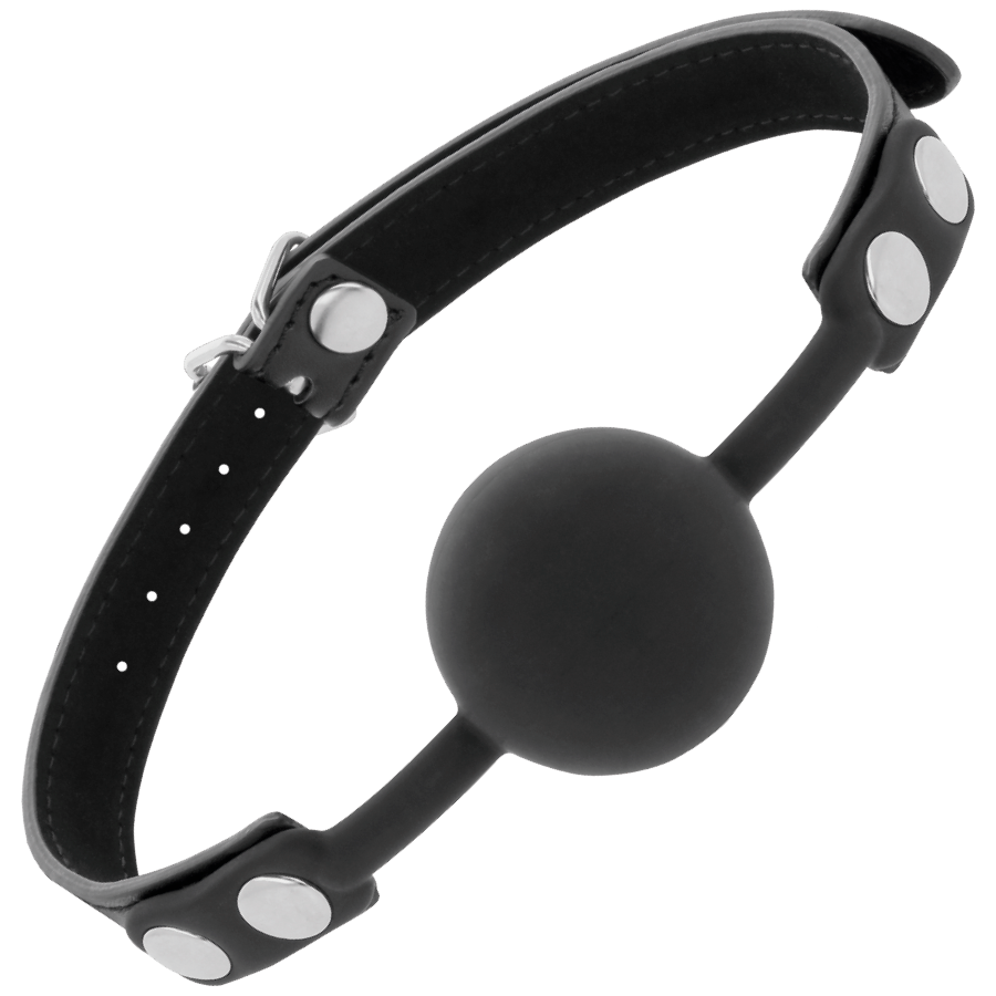 Darkness Black Silicone Gag - Mordaza de Silicona