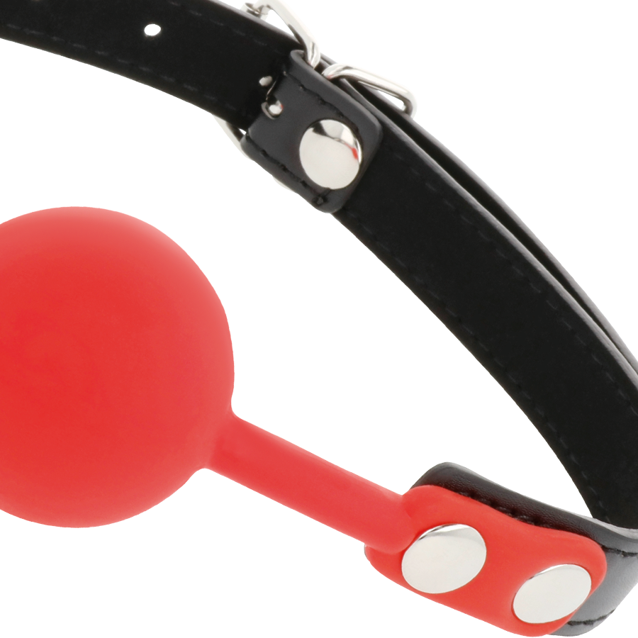 Darkness Red Silicone Gag - Accesorio Bondage