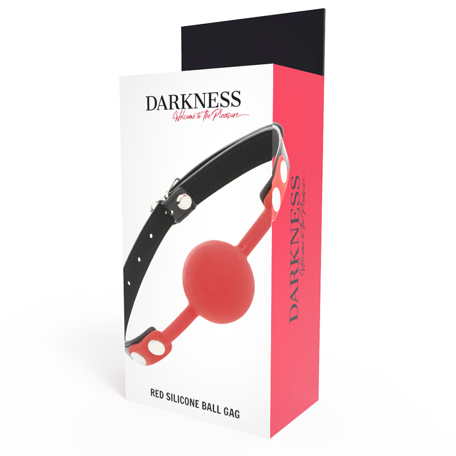 Darkness Red Silicone Gag - Accesorio Bondage