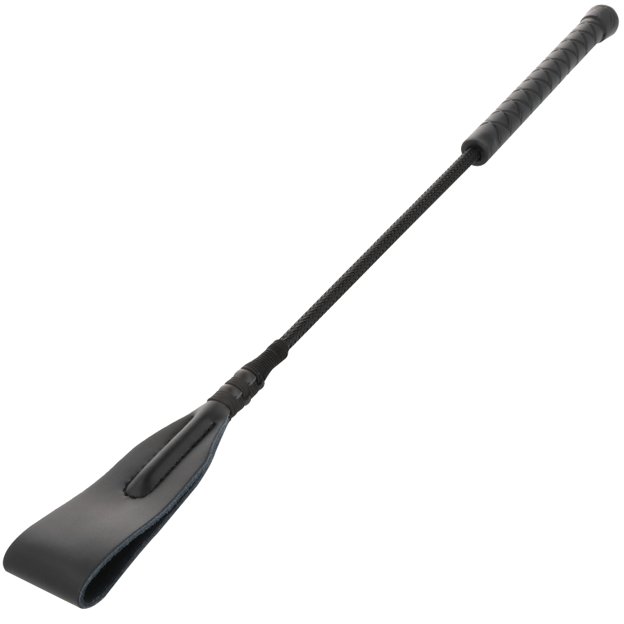 Darkness Leather Whip 45 cm - Fusta de Cuero Negro