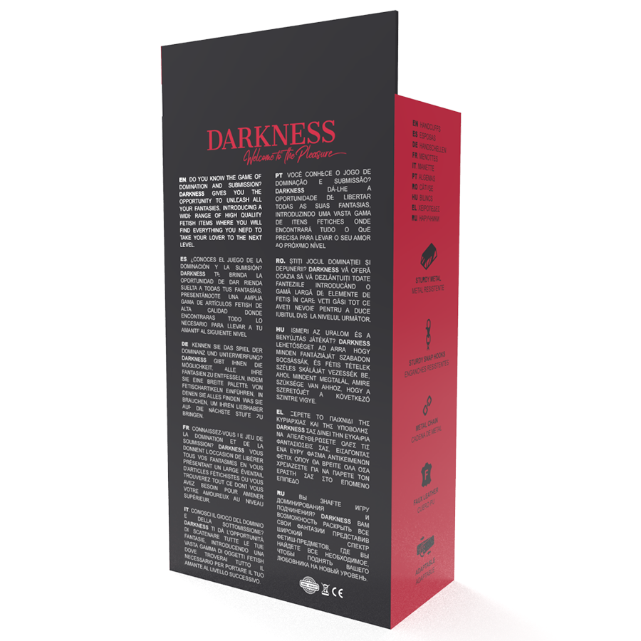 Darkness Black Handcuffs - Esposas de Bondage