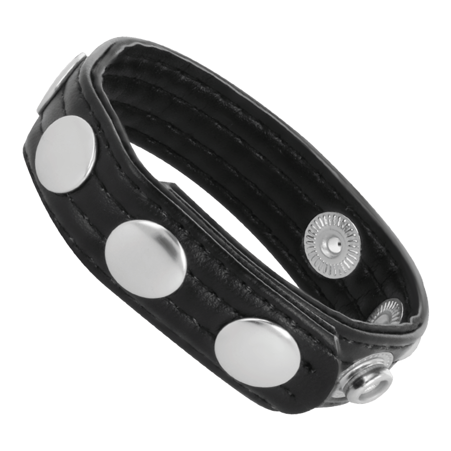 Darkness Leather Erection Ring - Anillo Potenciador