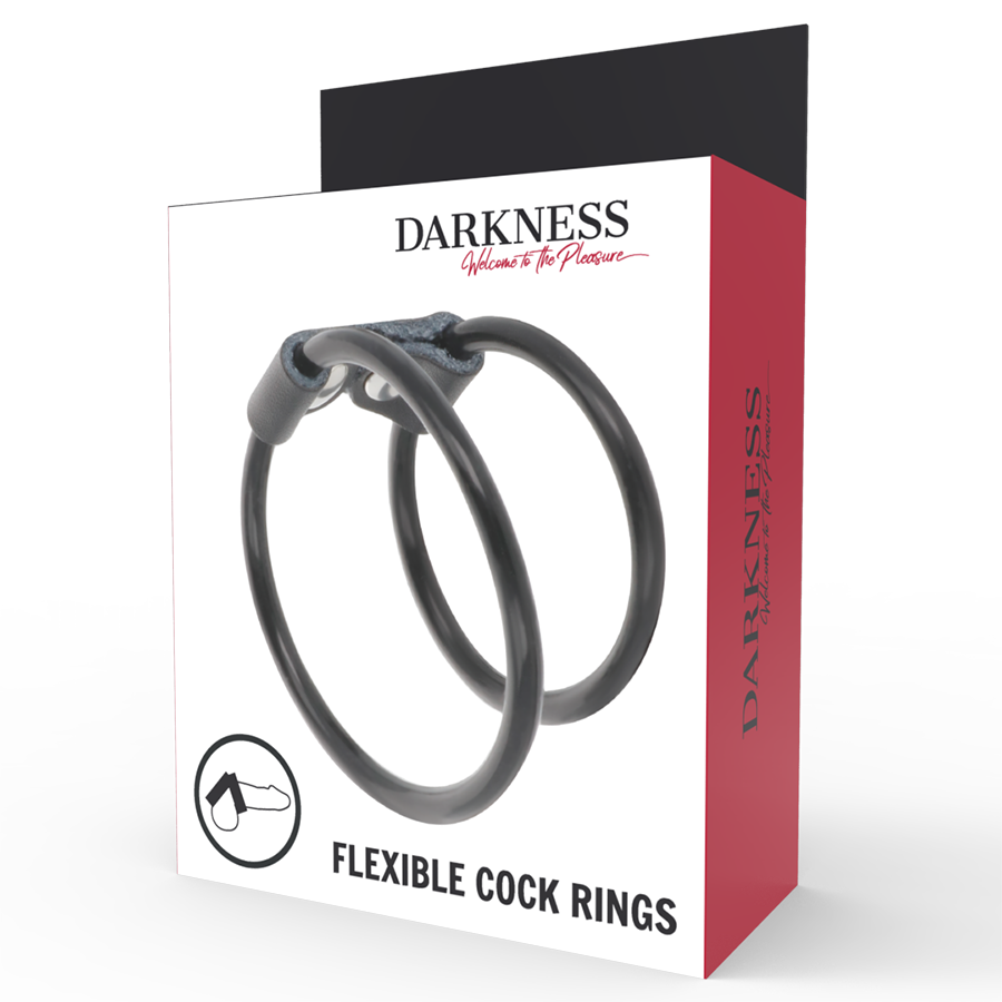 Darkness Double Flexible Penis Ring