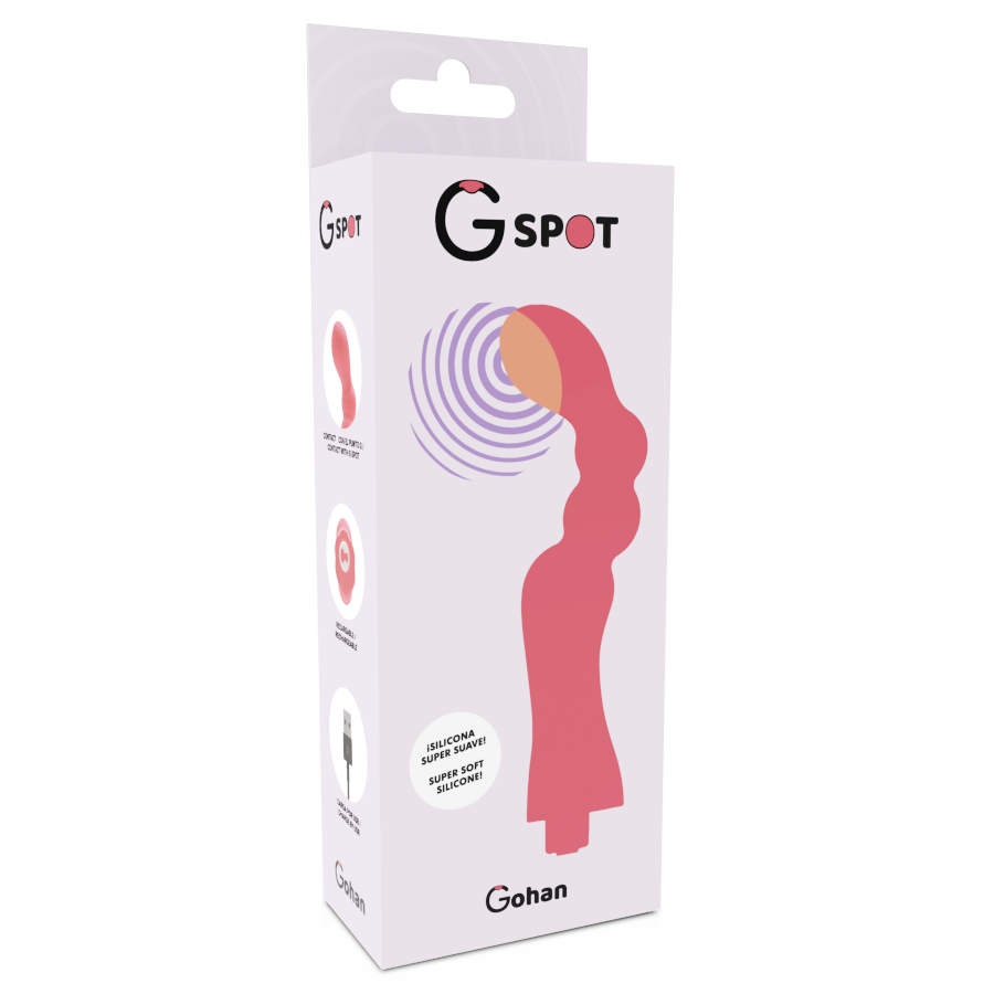 G-Spot Gohah Vibrator Light Red