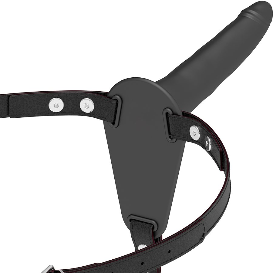 Fetish Submissive Harness Negro de Silicona 15 cm