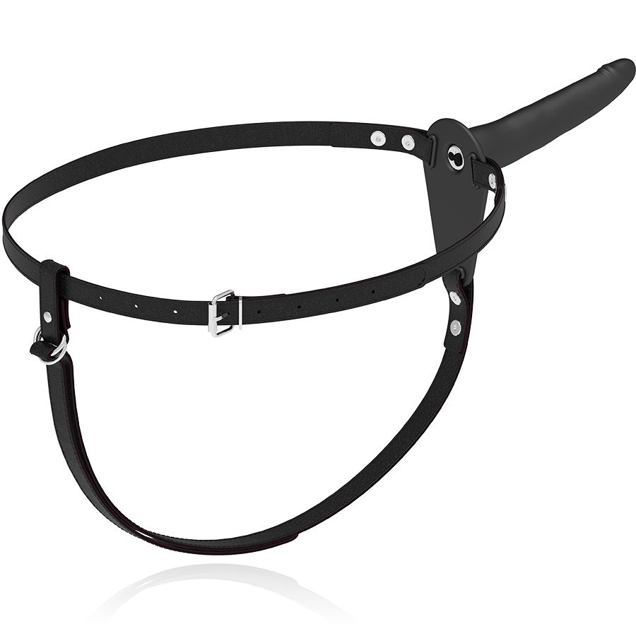 Fetish Submissive Harness - Arnés Negro con Vibrador de Silicona