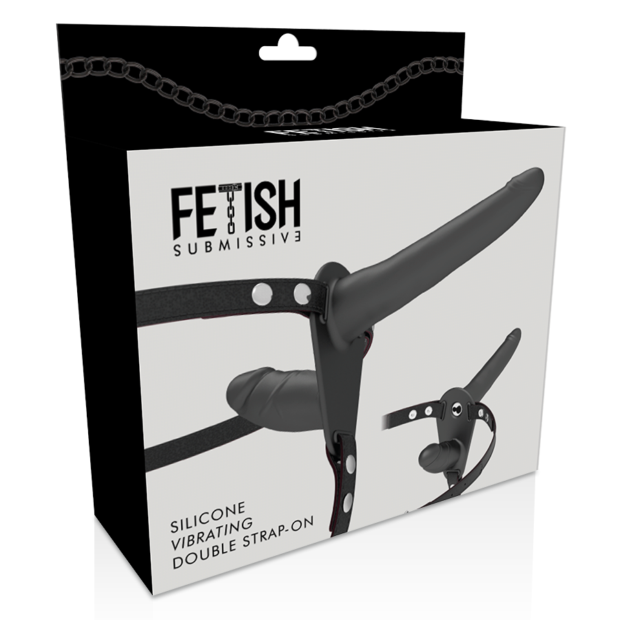 Fetish Submissive Harness - Arnés de Doble Penetración Negro