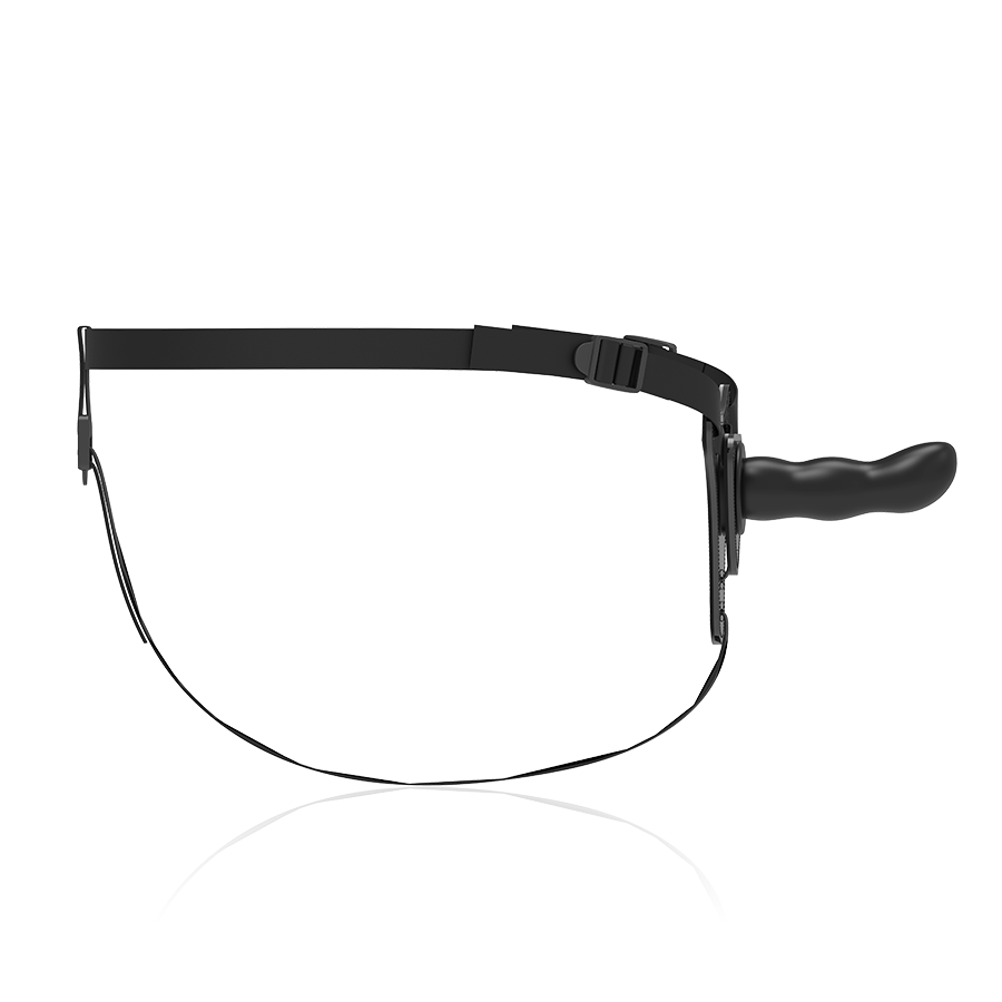 Fetish Submissive Harness - Arnés Negro de Silicona
