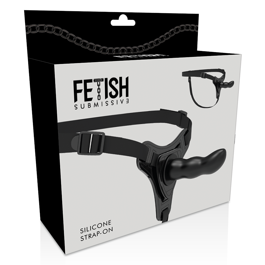 Fetish Submissive Harness - Arnés Negro de Silicona