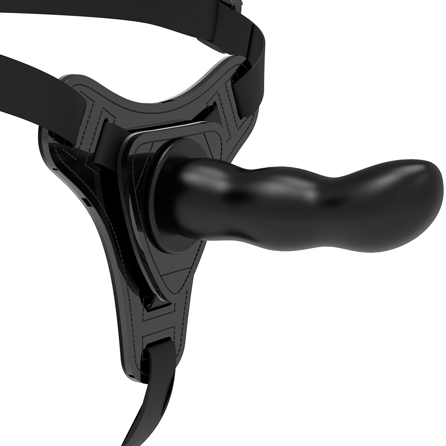 Fetish Submissive Harness - Arnés Negro de Silicona