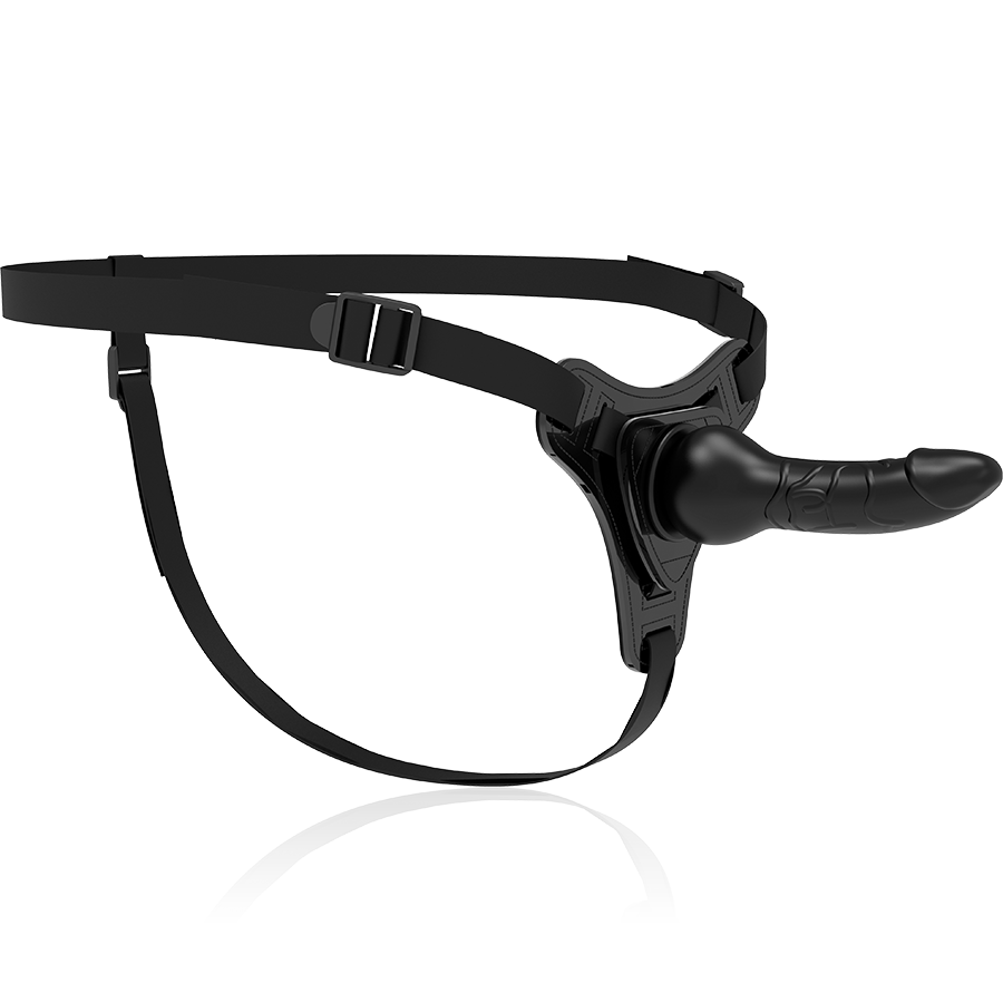 Fetish Submissive Harness Negro Silicona 16 cm