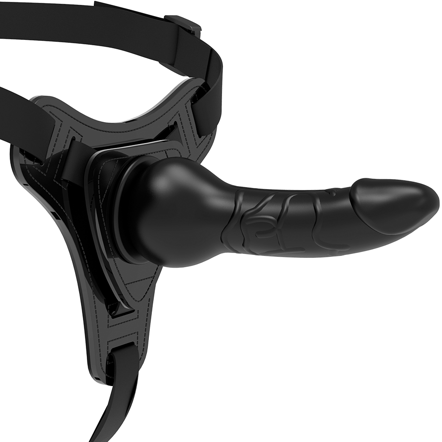 Fetish Submissive Harness Negro Silicona 16 cm