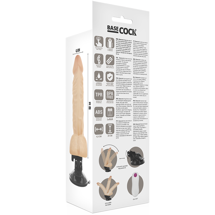 Basecock Articulable Realista Control Remoto 20 cm
