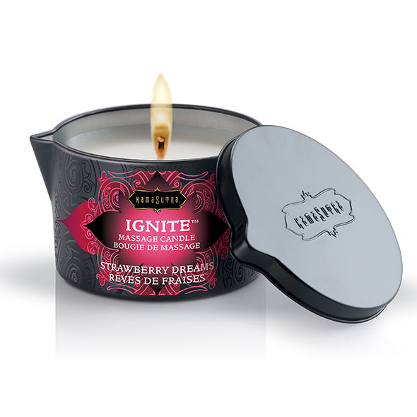 Kamasutra Strawberry Dreams Massage Candle 170gr
