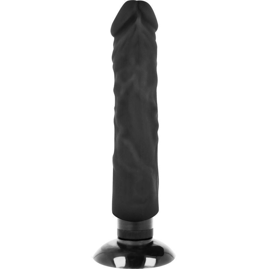 Basecock Realistic Vibrator 2-1 Black 20 cm