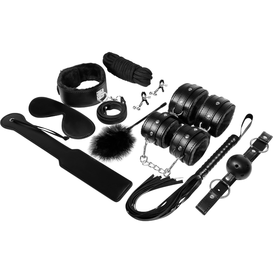 Experience BDSM Fetish Kit Black Series - Estuche 11 Accesorios
