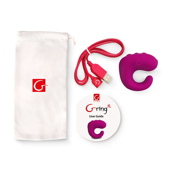 G-Vibe Gring Vibrator Ring XL Sweet Raspberry