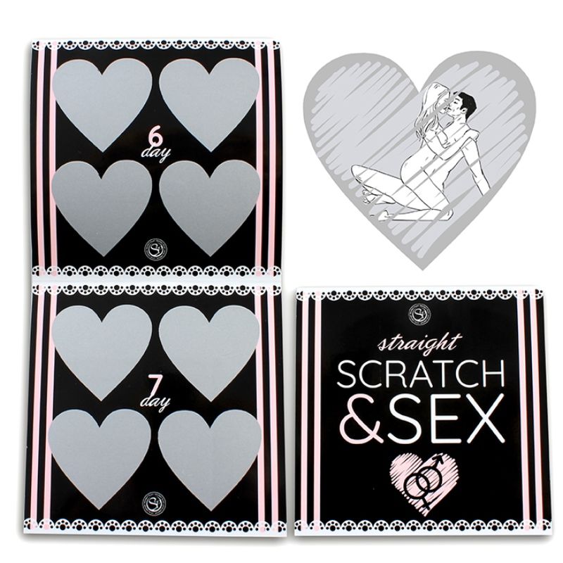 Secretplay Scratch & Sex Game - Juego para Parejas Heterosexuales