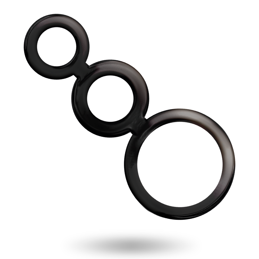 Anillo Peneano Set Smoked - ADDICTED TOYS