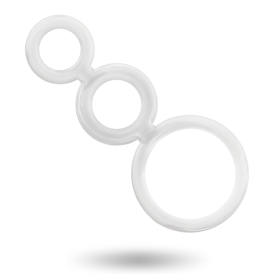 Addicted Toys - Set de Anillos Transparentes para Pene