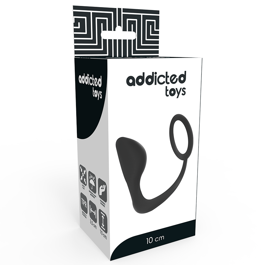 Plug Anal con Anillo Pene Addicted Toys - 150g