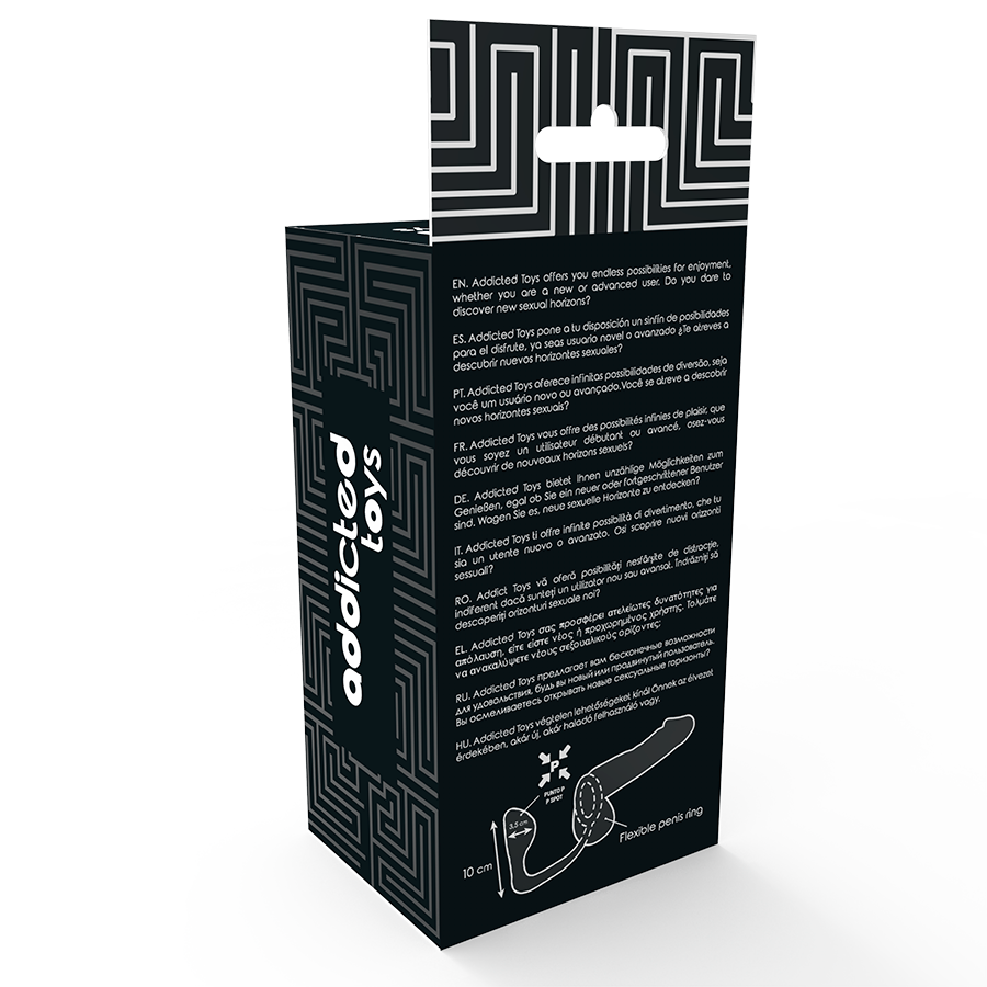 Plug Anal con Anillo Pene Addicted Toys - 150g