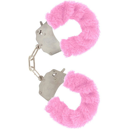 Toyjoy Furry Fun Cuffs Bondage Rosa
