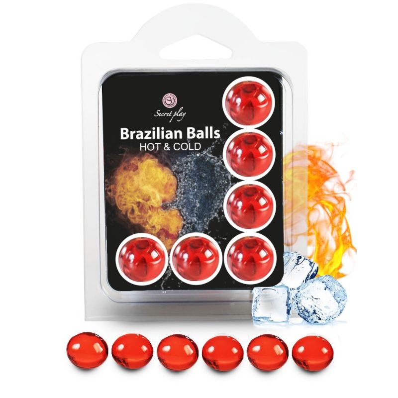 Set 6 Bolas Brasileñas Efecto Calor y Frío Secretplay