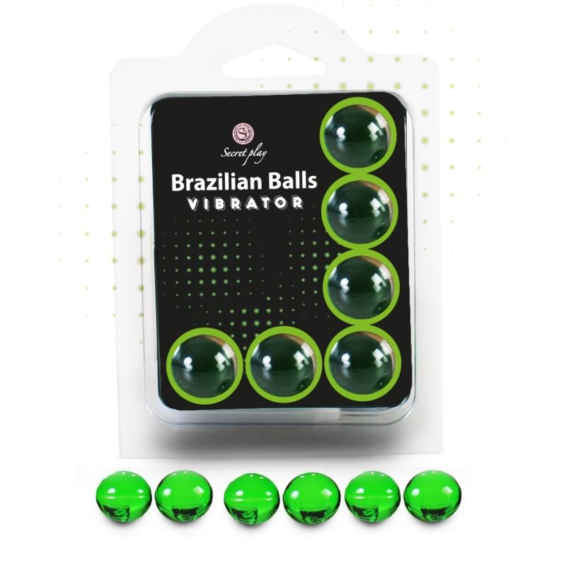 Set 6 Bolas Vibradoras Brasileñas Secretplay