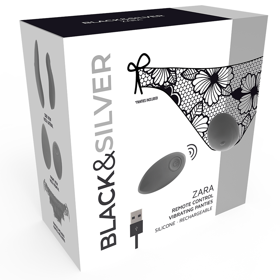 BLACK&SILVER Zara - Vibrador con Control Remoto