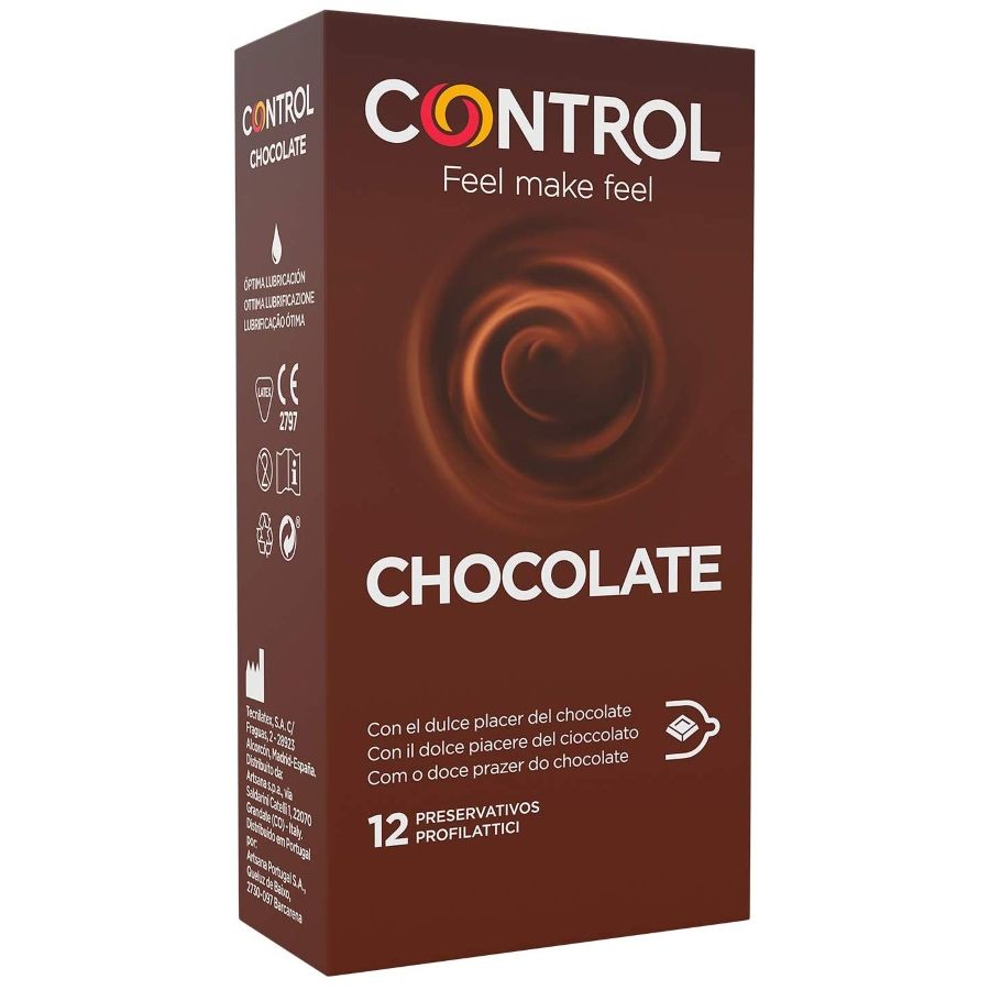 Control Adapta Chocolate Condoms 12 Unidades