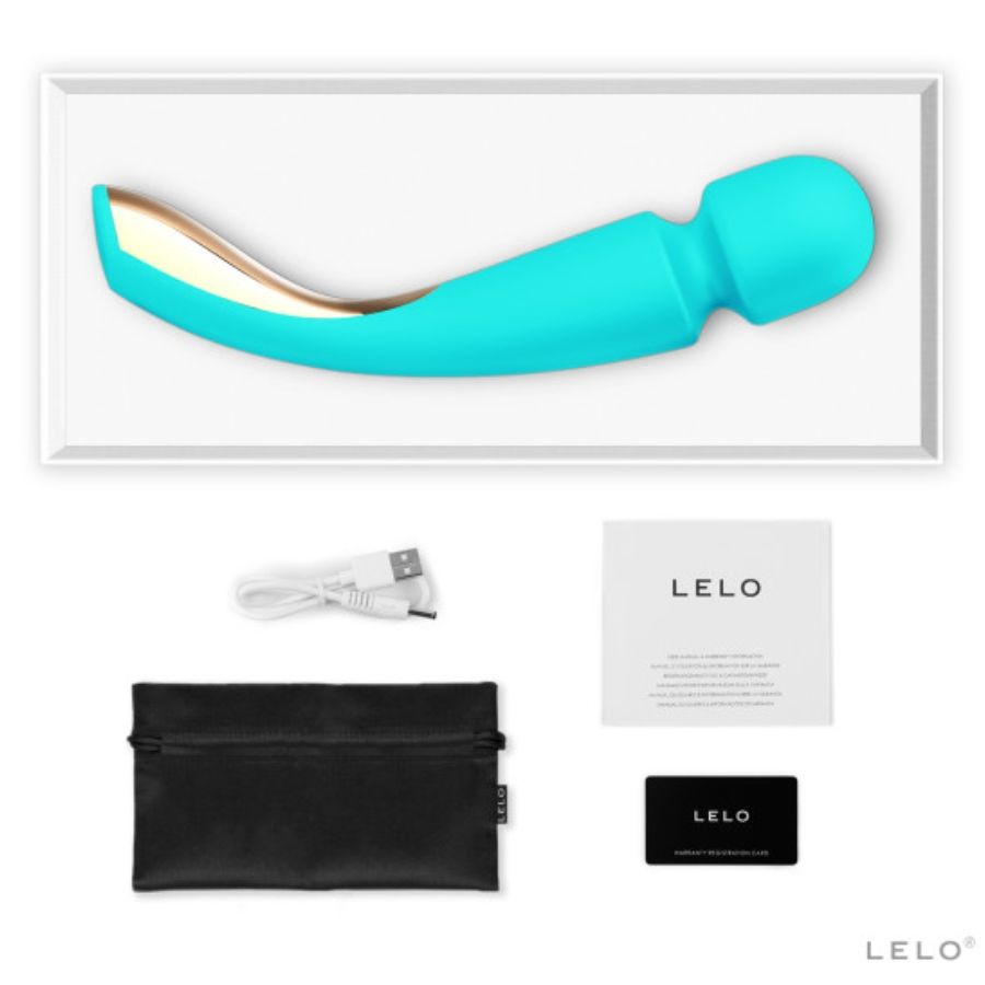 LELO Smart Wand 2 Turquoise - Masajeador de Diseño