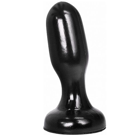 All Black Plug Anal 19,5 cm - Juguete Anal Suave e Hipoalergénico