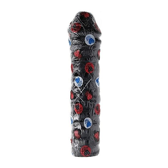 All Black Dong 38 cm - Dildo sin Vibración