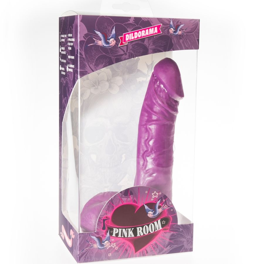 Pink Room Dildo Realista Purple 19 cm