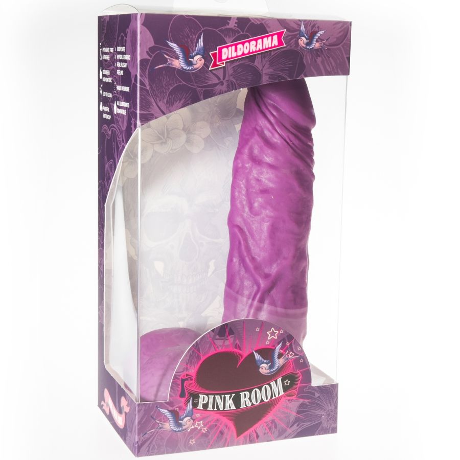Pink Room Dildo Realista Púrpura 20 cm