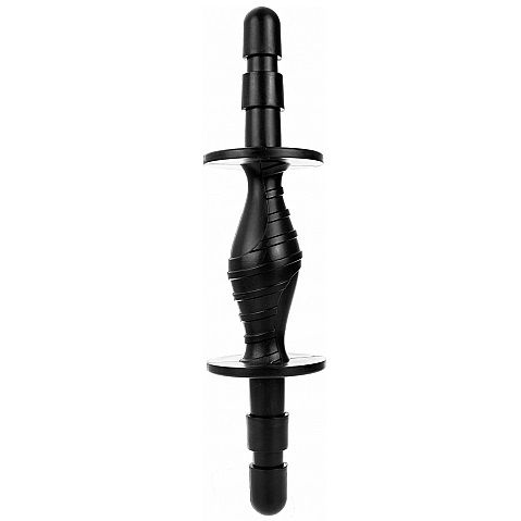Hung System Double Penetración Black - Dildo Doble