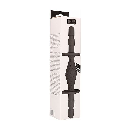 Hung System Double Penetración Black - Dildo Doble