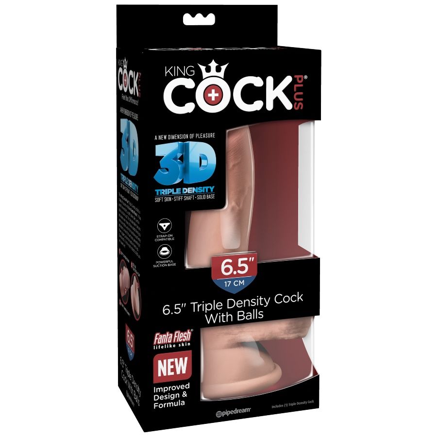King Cock Plus Triple Density Dildo 14 cm