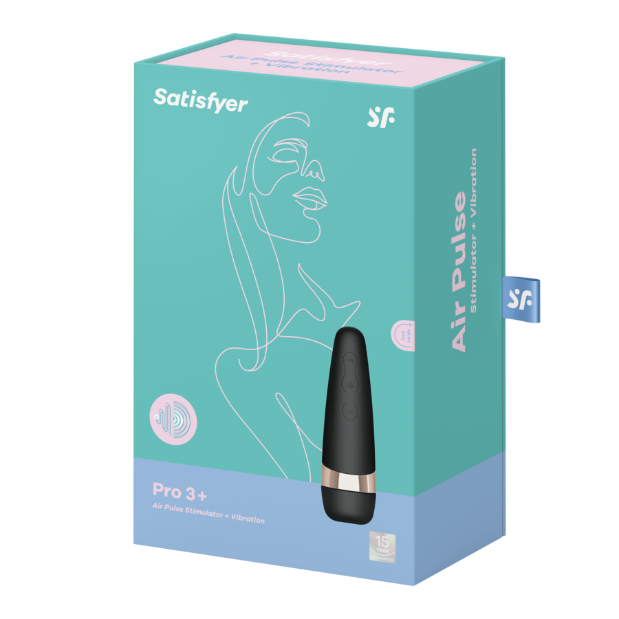 Satisfyer Pro 3 Vibration 2020 Edition - Estimulador de Ondas de Presión