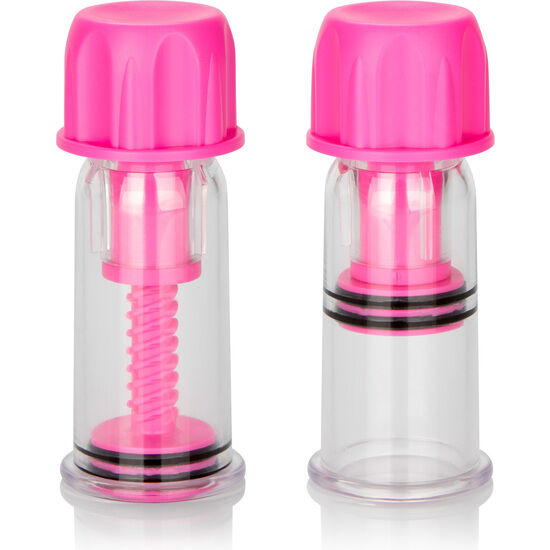 CalExotics Vacuum Twist - Succionadores de Pezones Ajustables (Pack 2)