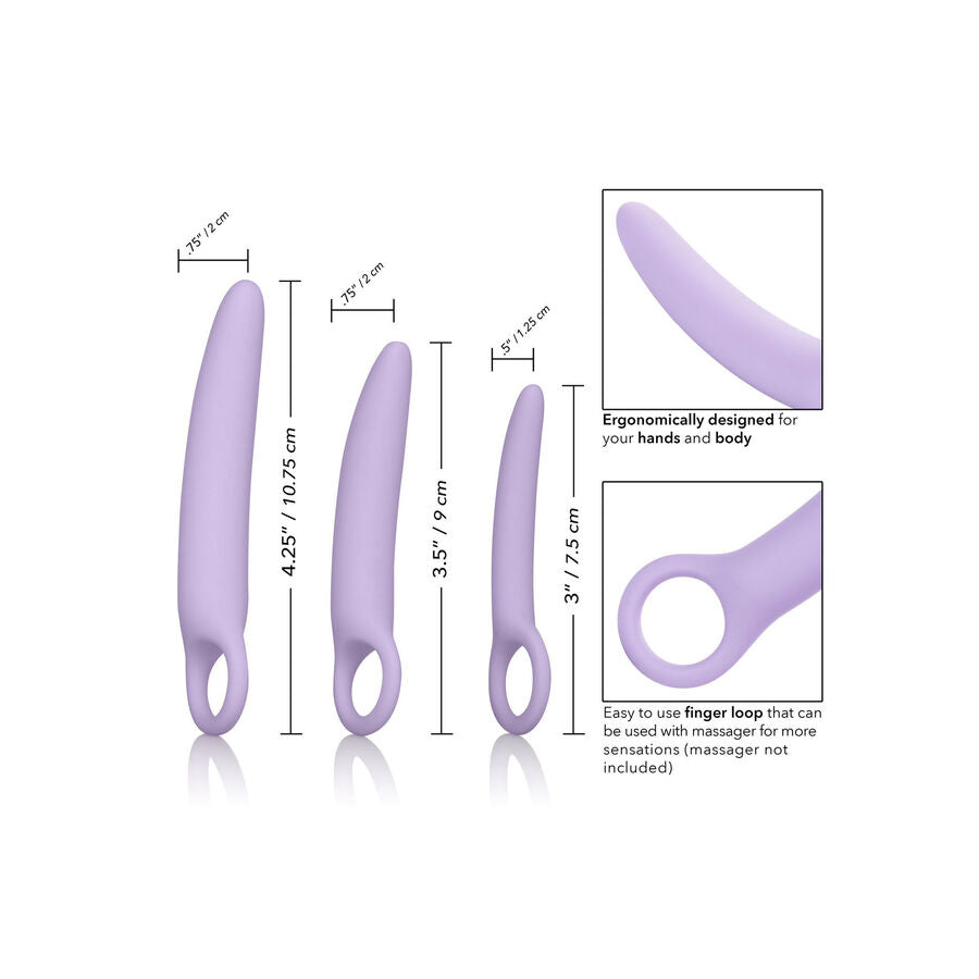 CalExotics Dr Laura Berman Alena Set de 3 Dilatadores de Silicona