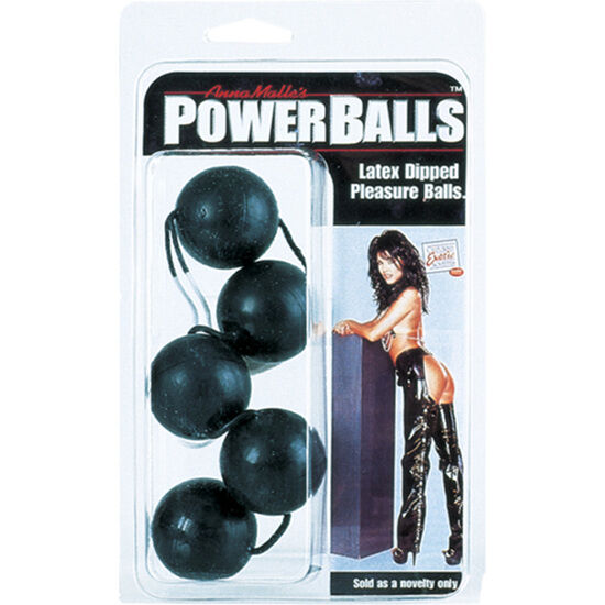 CalExotics Power Balls Anal Black - Bolas de Kegel Anales