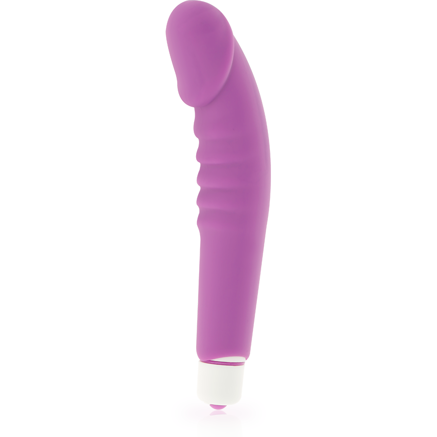 Dolce Vita Realistic Pleasure Vibrador de Silicona Lila
