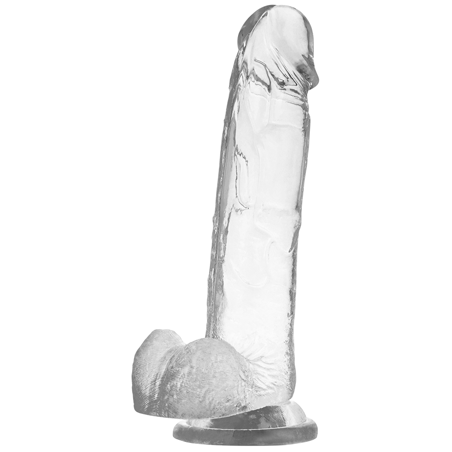 X Ray Clear Cock With Balls 22 cm - Dildo Transparente